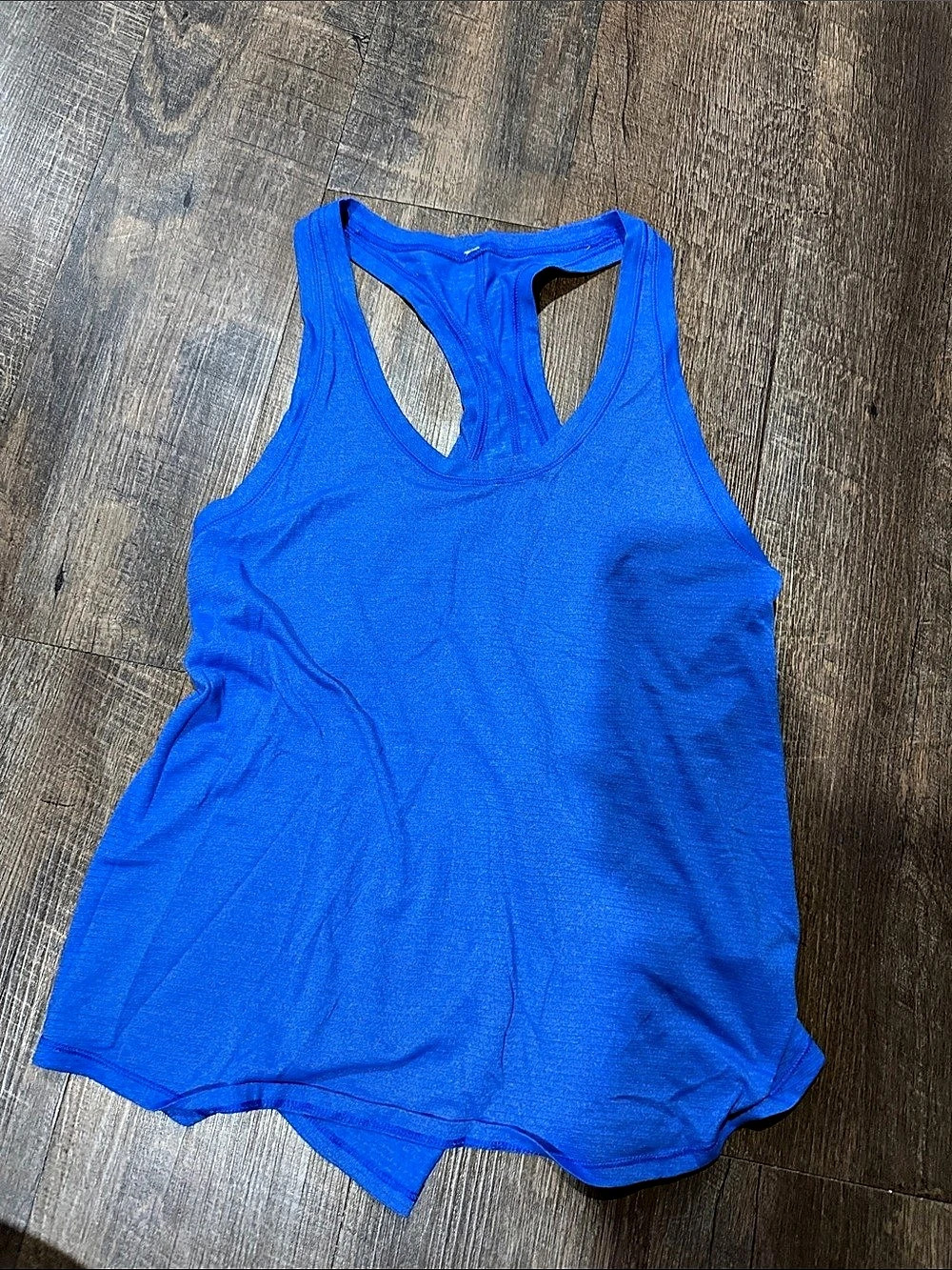 Lululemon Lightweight Split-Back Training Tank Top Blue